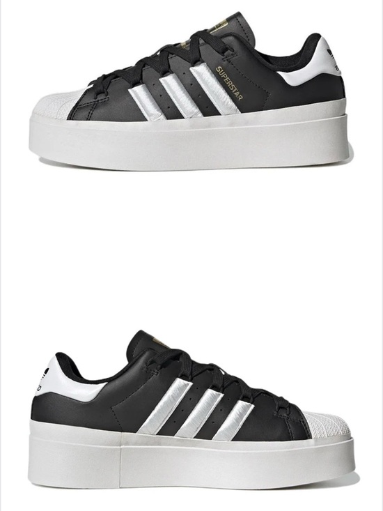 adidas Originals Shoes - adidas Superstar Bonega W Black & White Platform gold superstar Sneakers